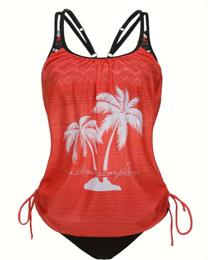Maillot De Bain Deux Pièces Dos Nu Type Slingback