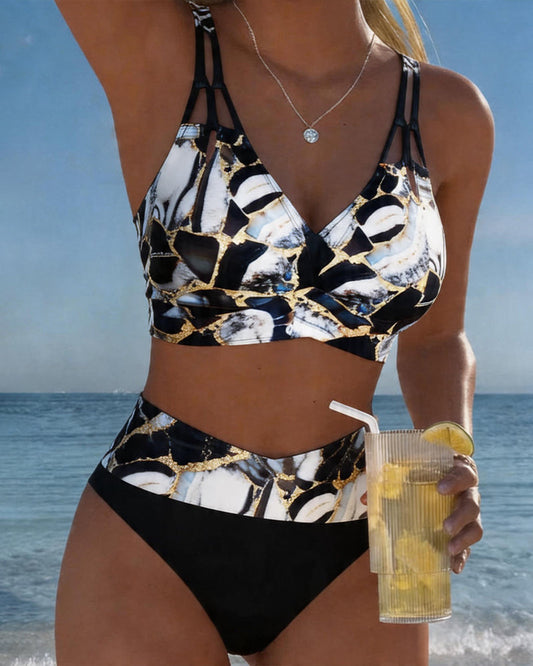 Bikini Bretelle Découpe Créateur