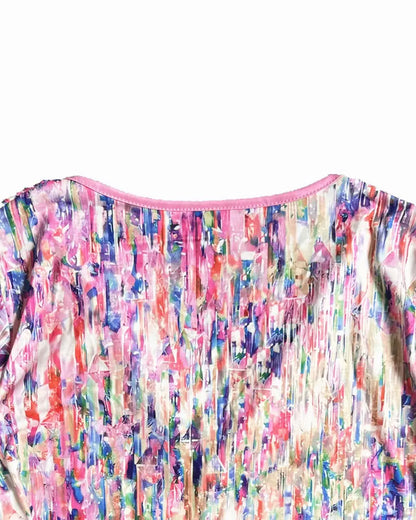 Blouse Colorée Imprimée Mode Street
