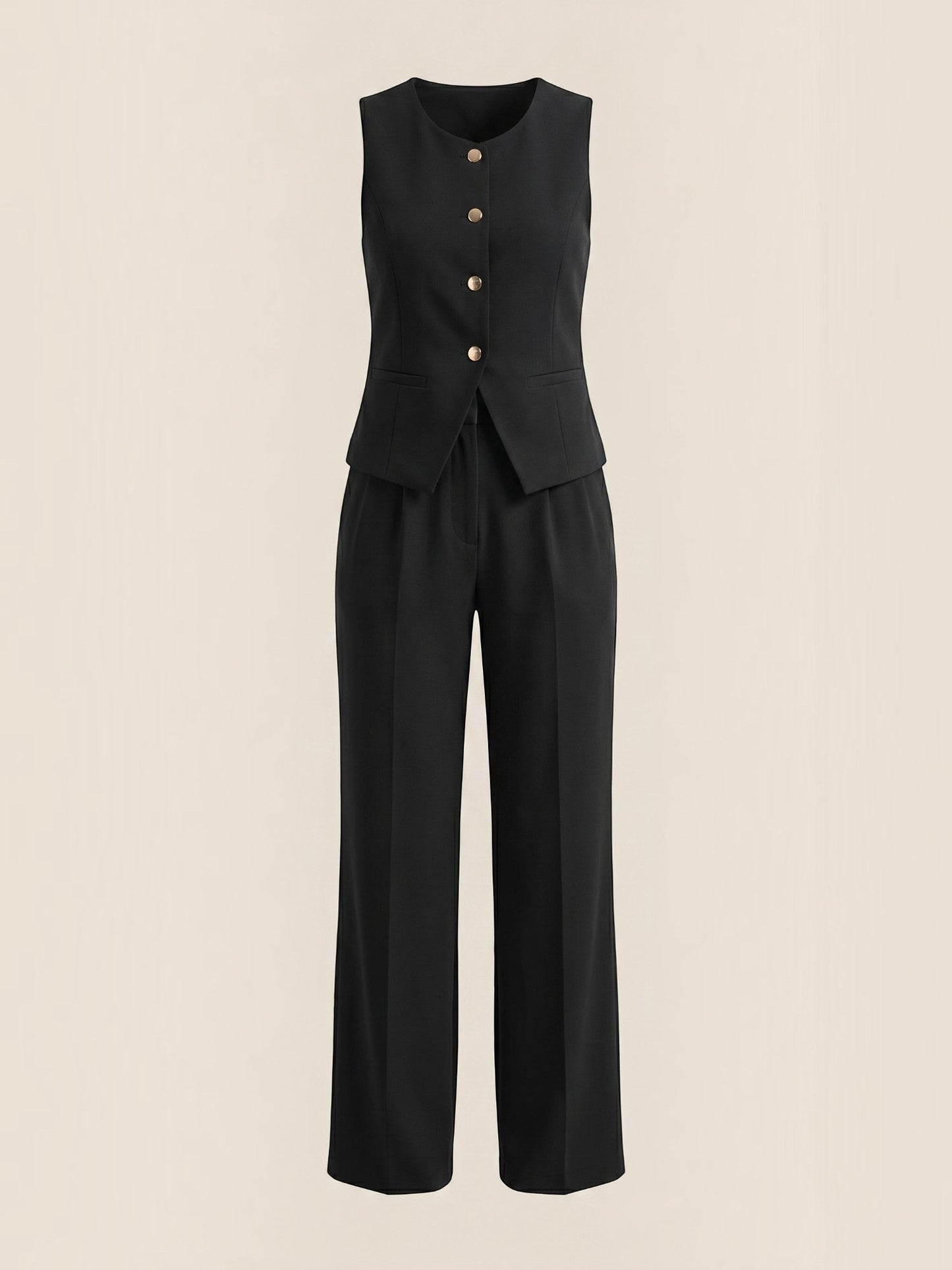 Anita Zweiteiler aus taillierter Weste und Hose