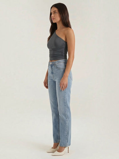 Briony Ärmelloses One-Shoulder-Top