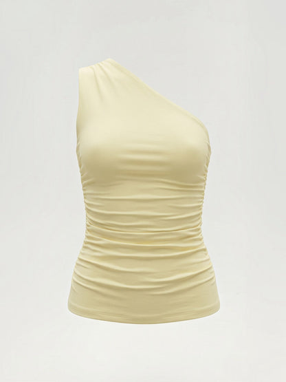 Briony Ärmelloses One-Shoulder-Top