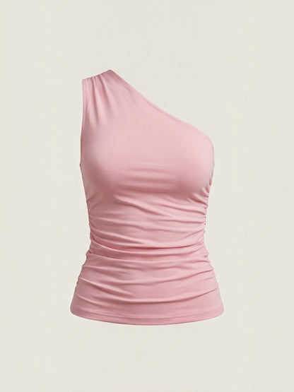 Briony Ärmelloses One-Shoulder-Top