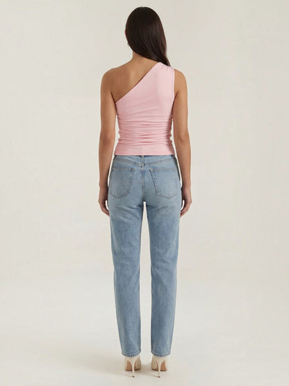 Briony Ärmelloses One-Shoulder-Top