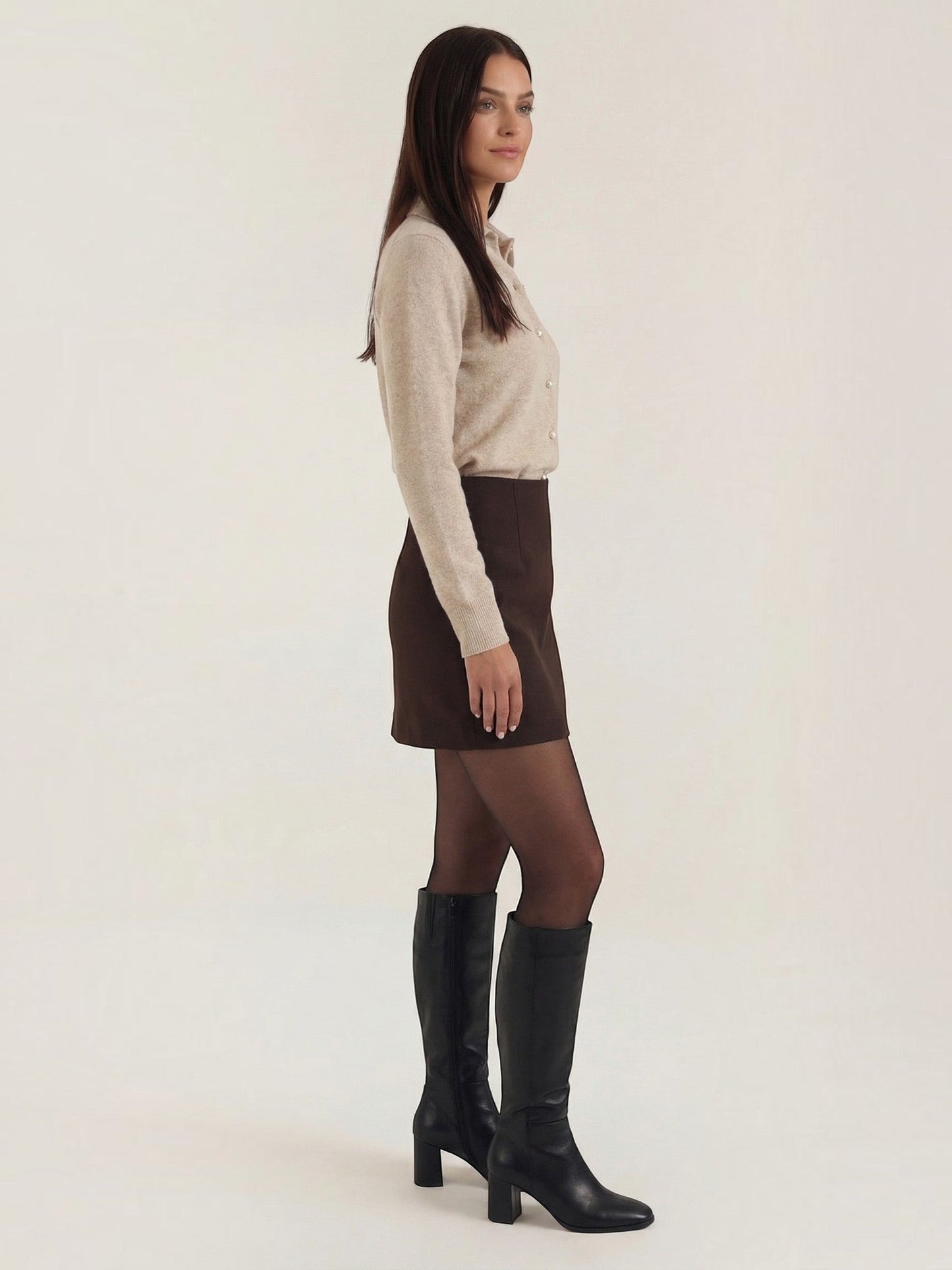 Gladys Strick-Top mit Polokragen