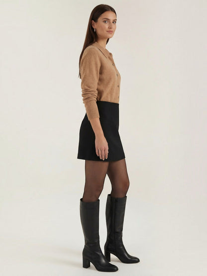 Gladys Strick-Top mit Polokragen