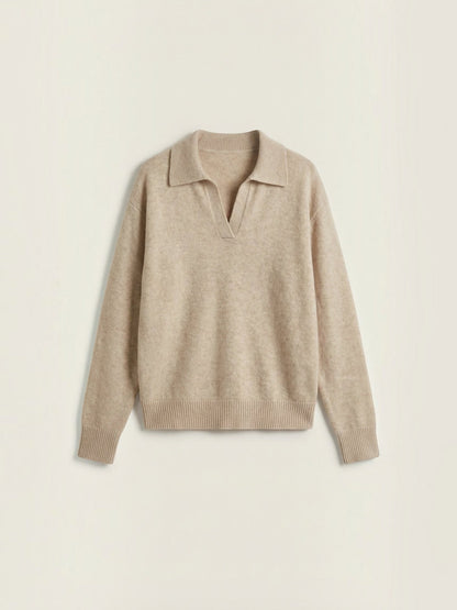 Margaret Strickpullover mit Polokragen