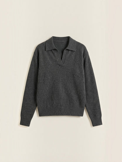 Margaret Strickpullover mit Polokragen