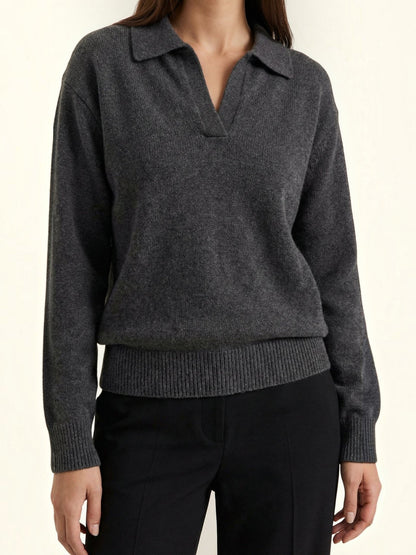 Margaret Strickpullover mit Polokragen