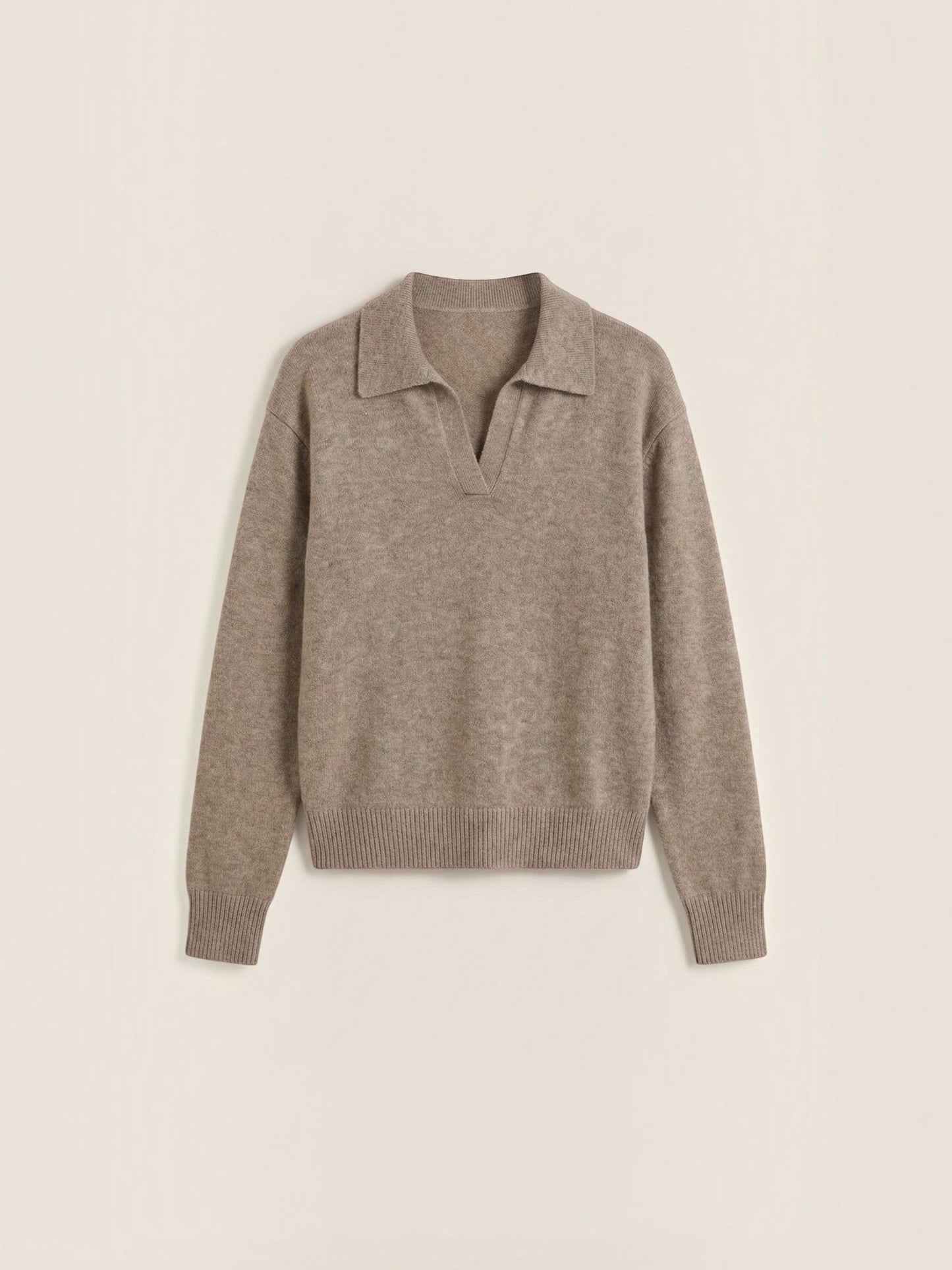 Margaret Strickpullover mit Polokragen