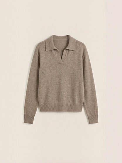 Margaret Strickpullover mit Polokragen