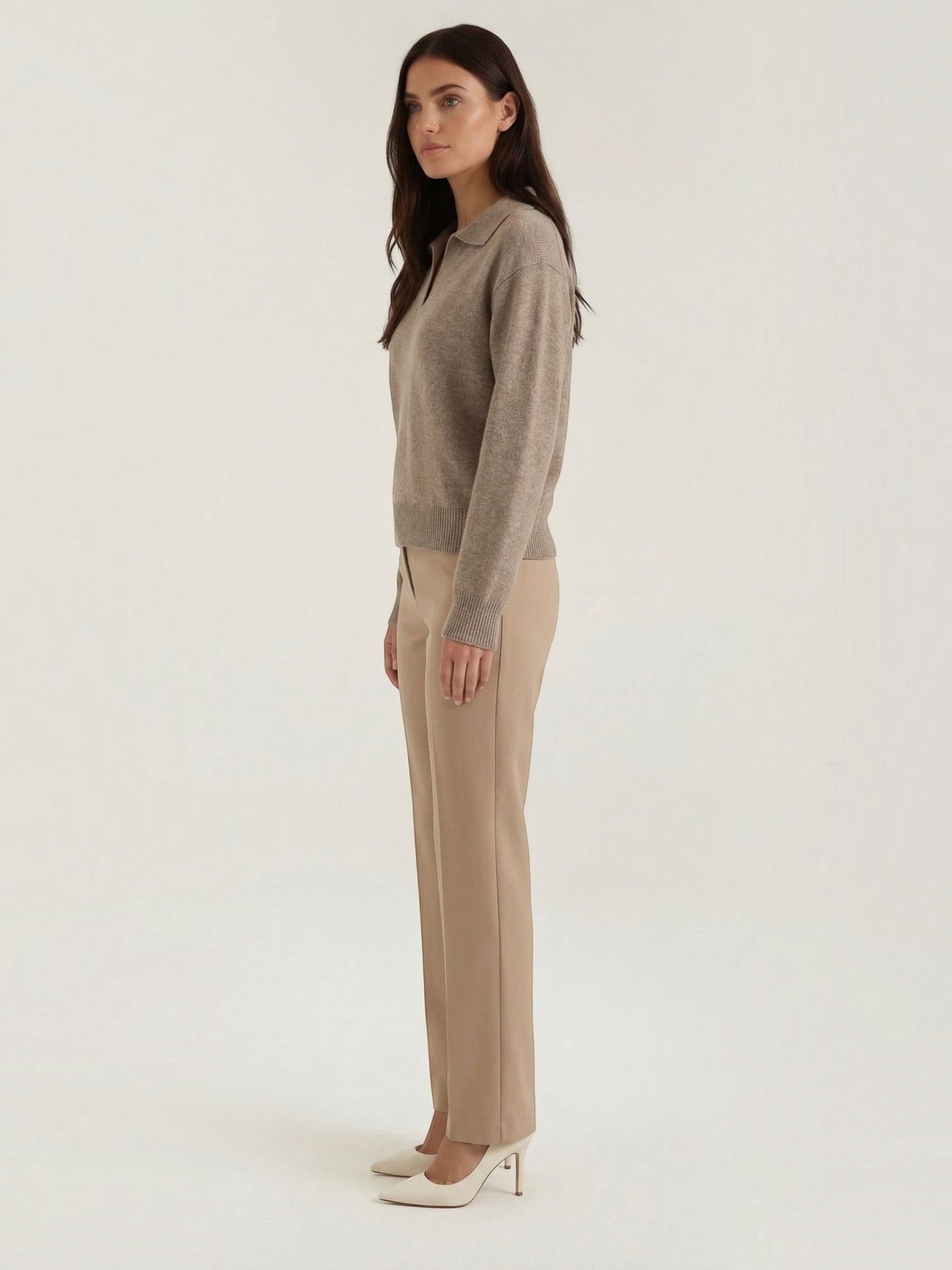 Margaret Strickpullover mit Polokragen