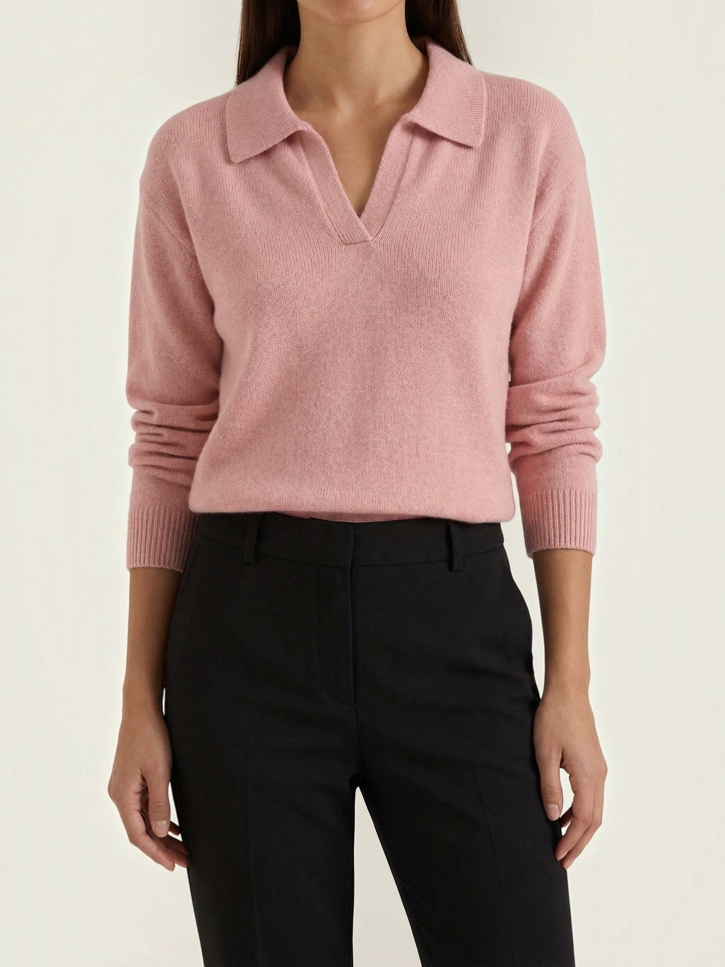 Margaret Strickpullover mit Polokragen