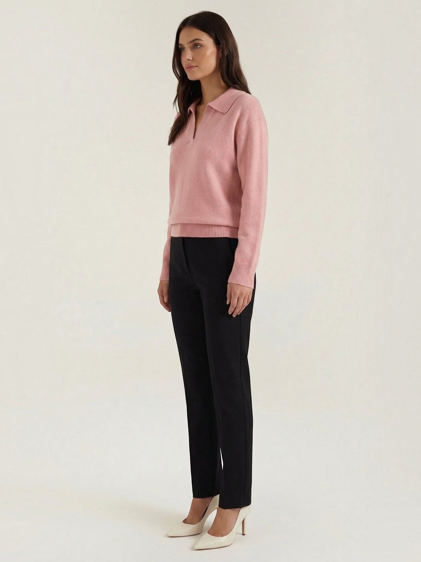 Margaret Strickpullover mit Polokragen