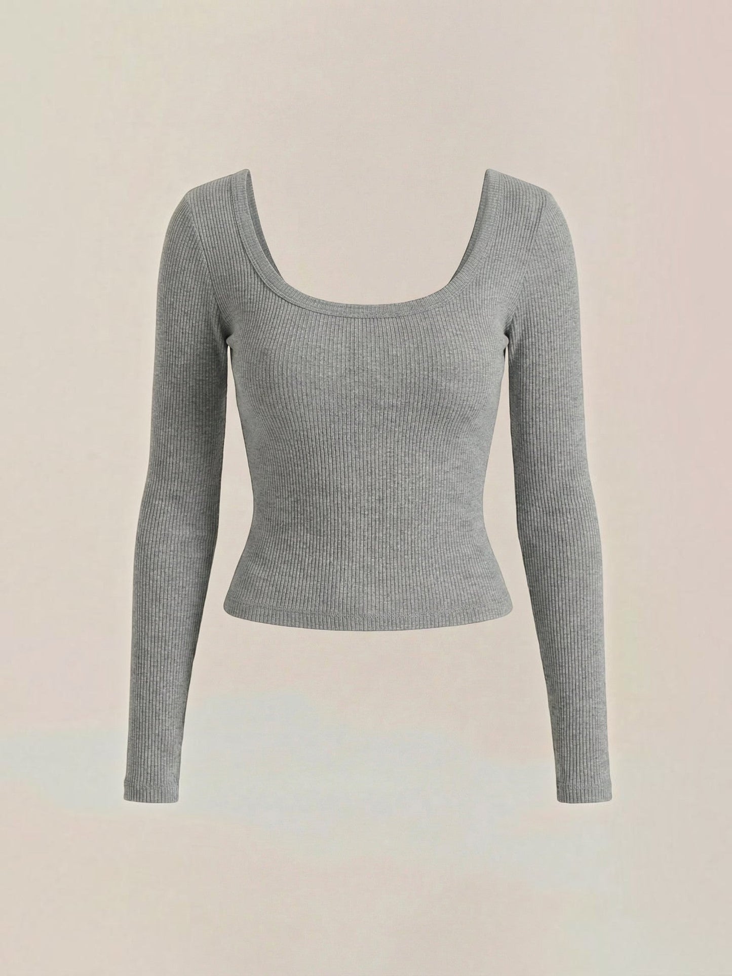 Marian Langarm-Top mit Scoop-Neck