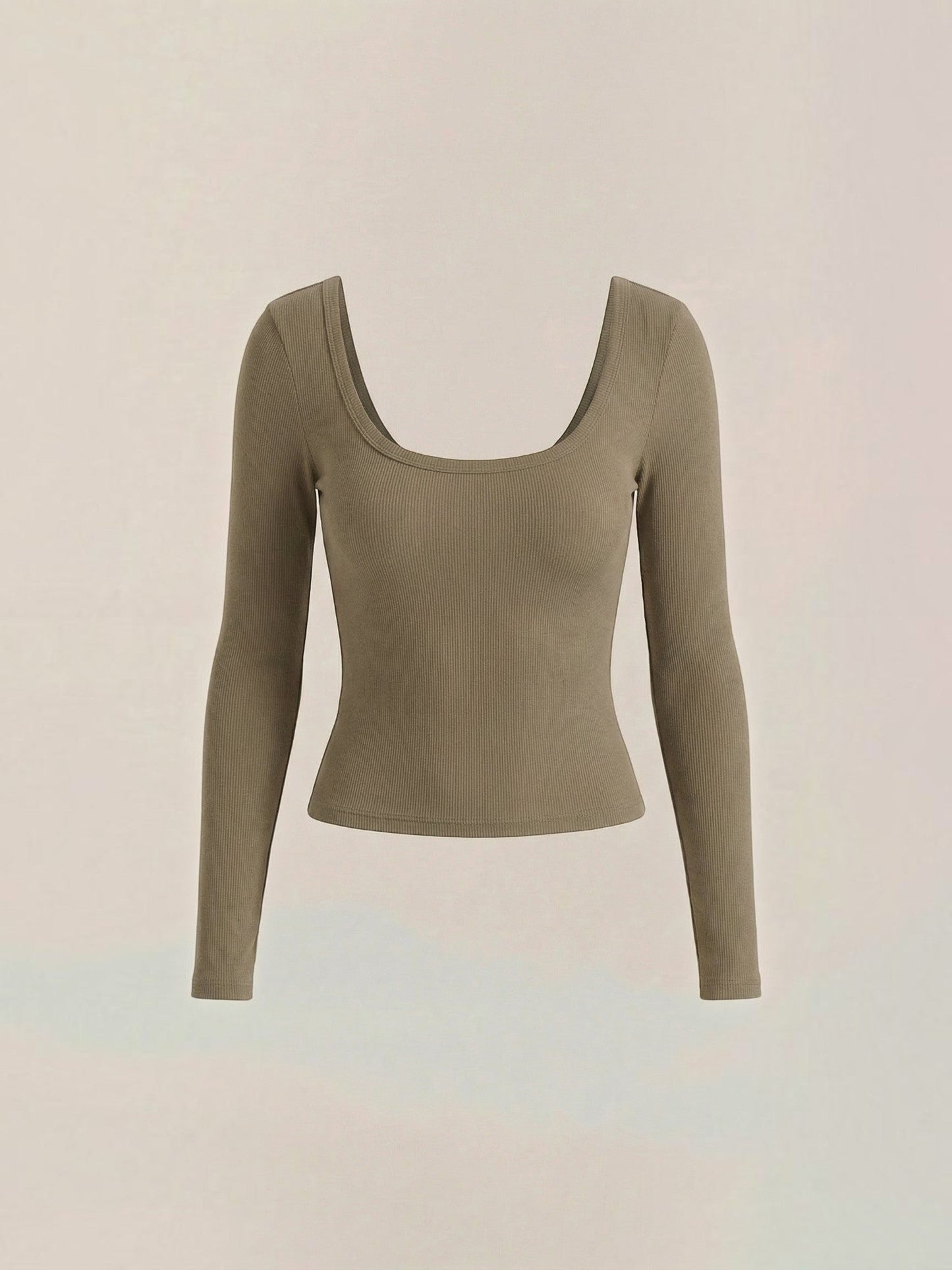 Marian Langarm-Top mit Scoop-Neck
