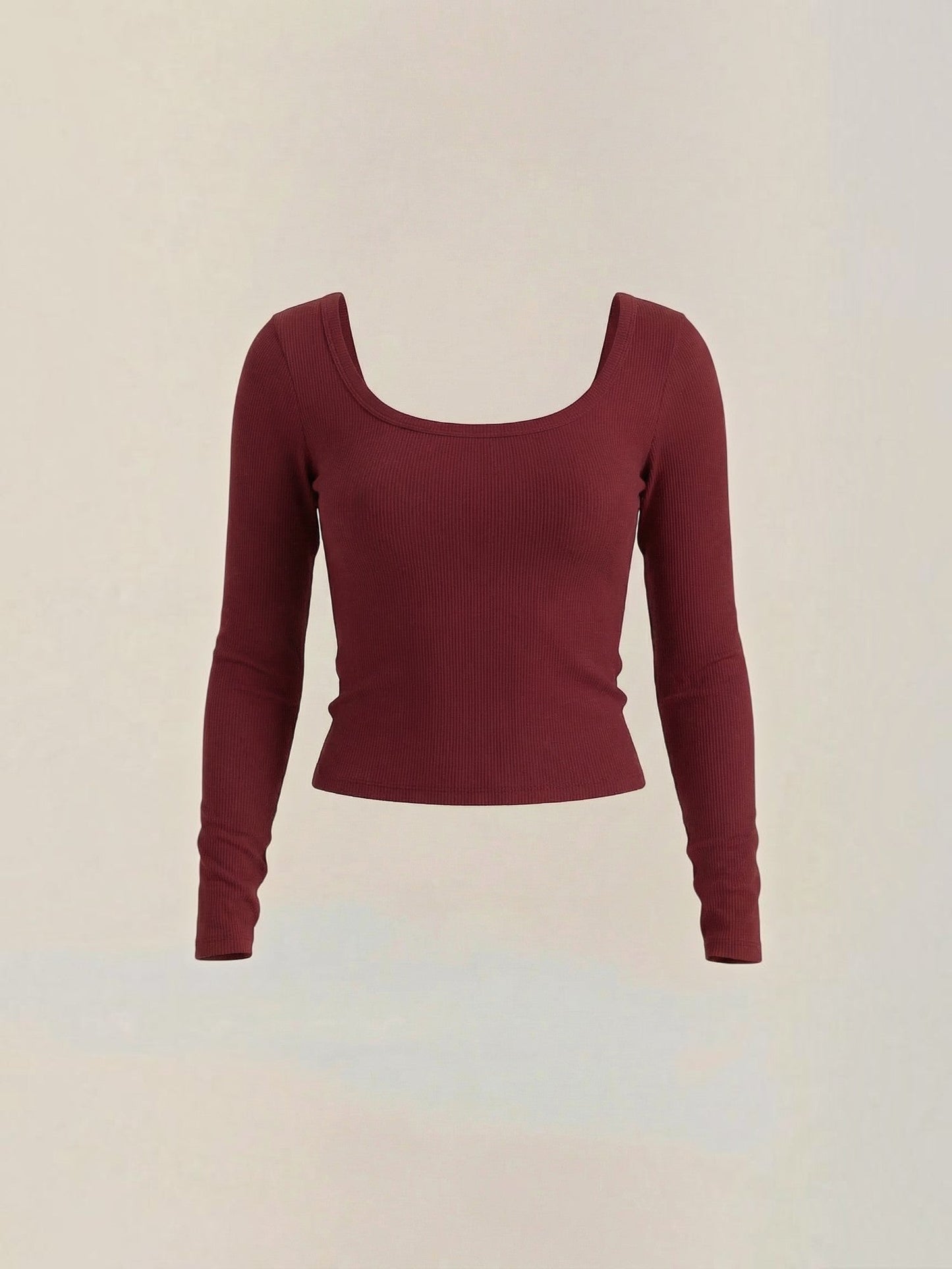 Marian Langarm-Top mit Scoop-Neck