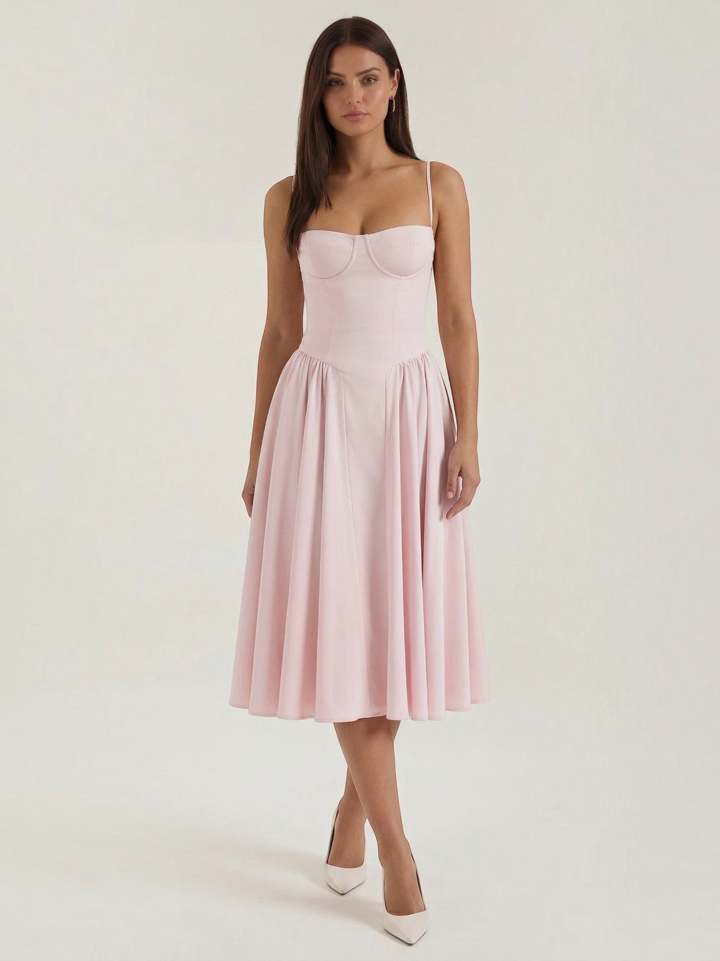 Odette Korsett-Midikleid