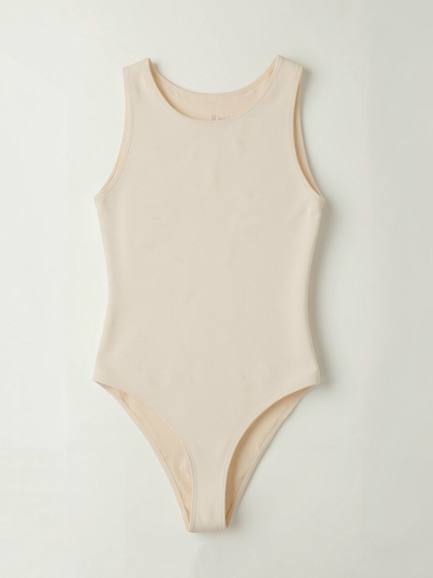 Tanga-Bodysuit mit Rundhalsausschnitt