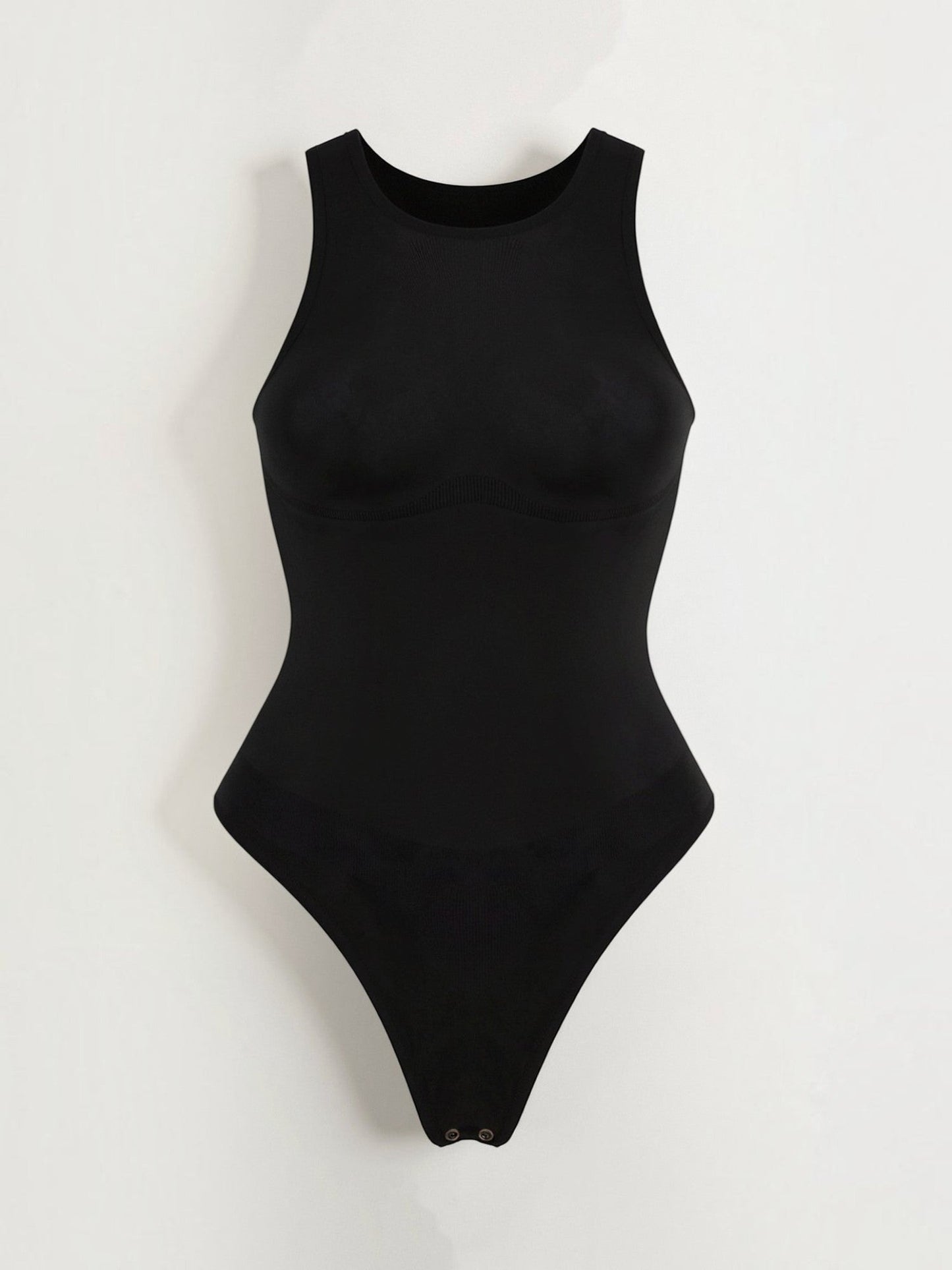 Tanga-Bodysuit mit Rundhalsausschnitt