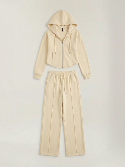 Yolanda Hoodie- & Weite-Hose-Set