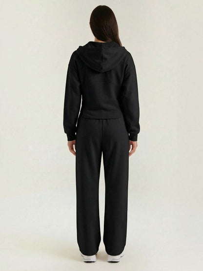 Yolanda Hoodie- & Weite-Hose-Set