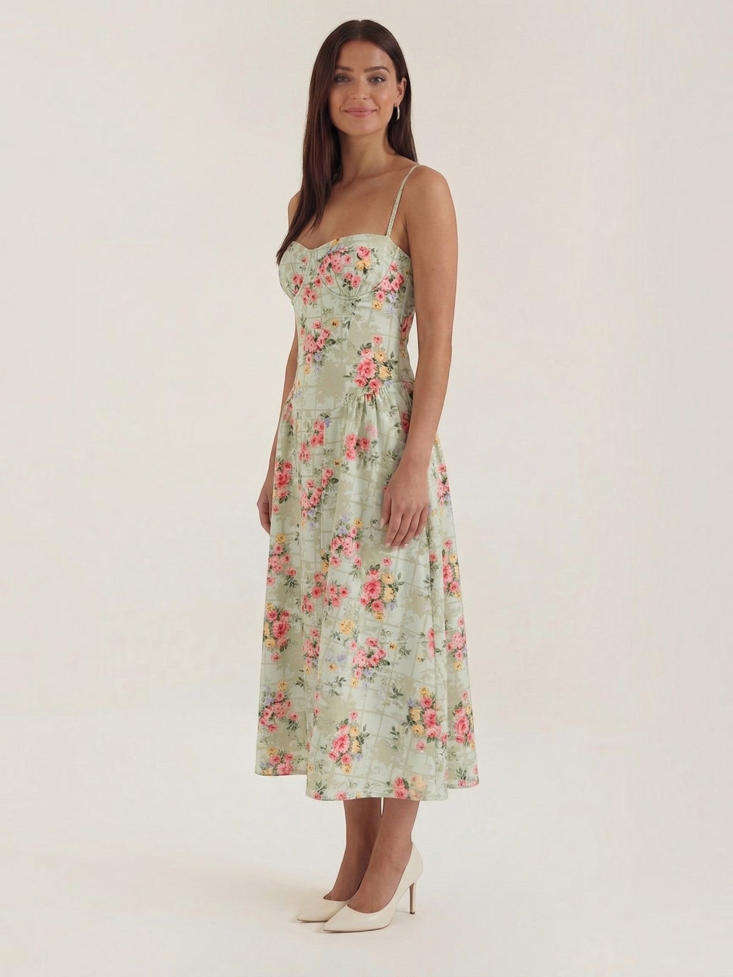 Odette Korsett-Midikleid