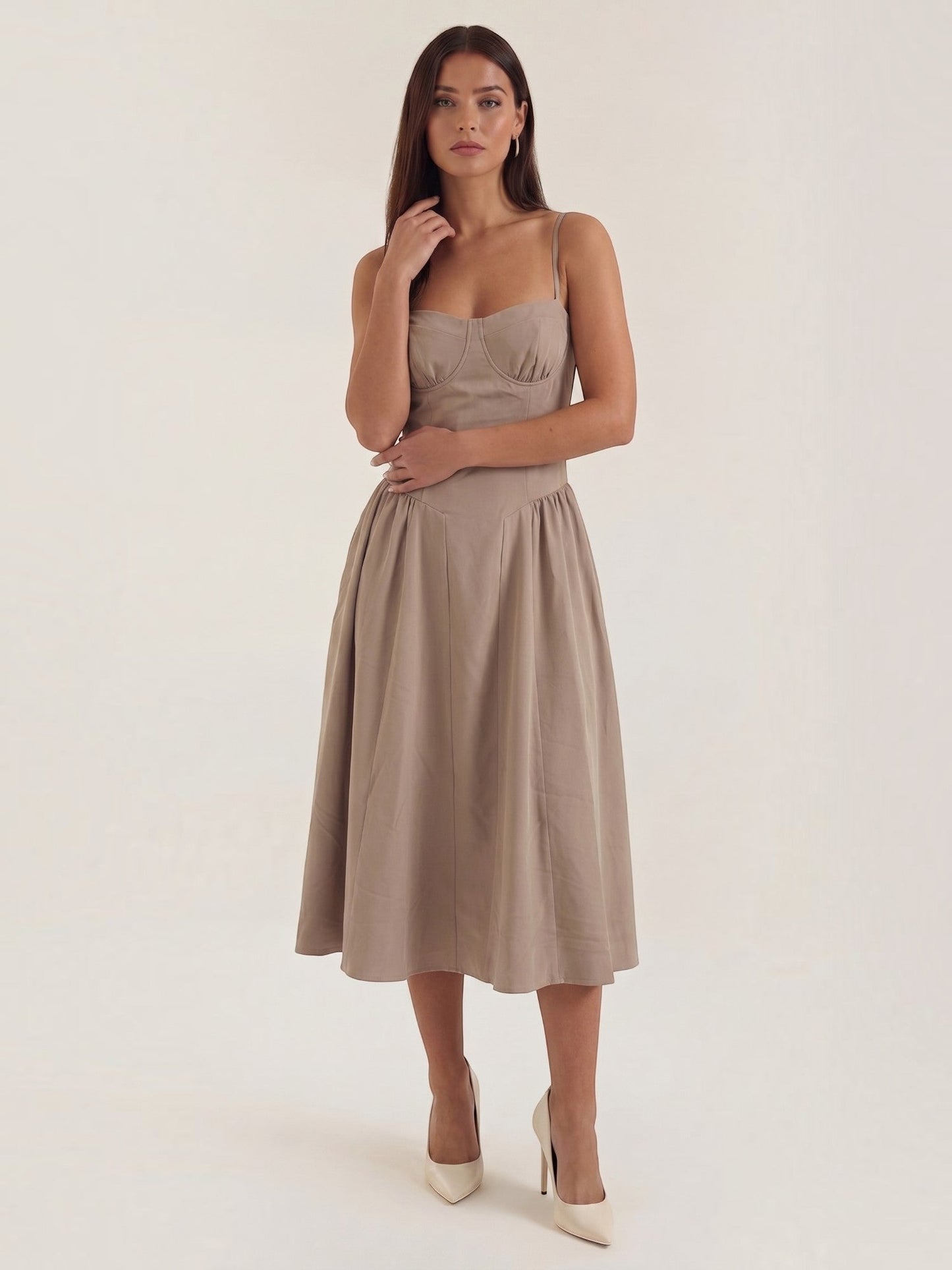 Odette Korsett-Midikleid