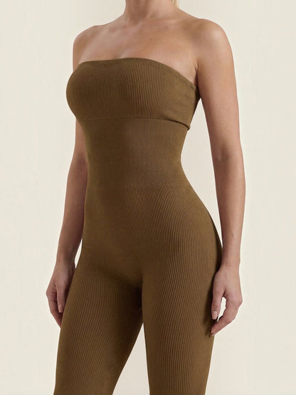 Selma Jumpsuit aus Rippstrick