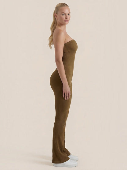 Selma Jumpsuit aus Rippstrick