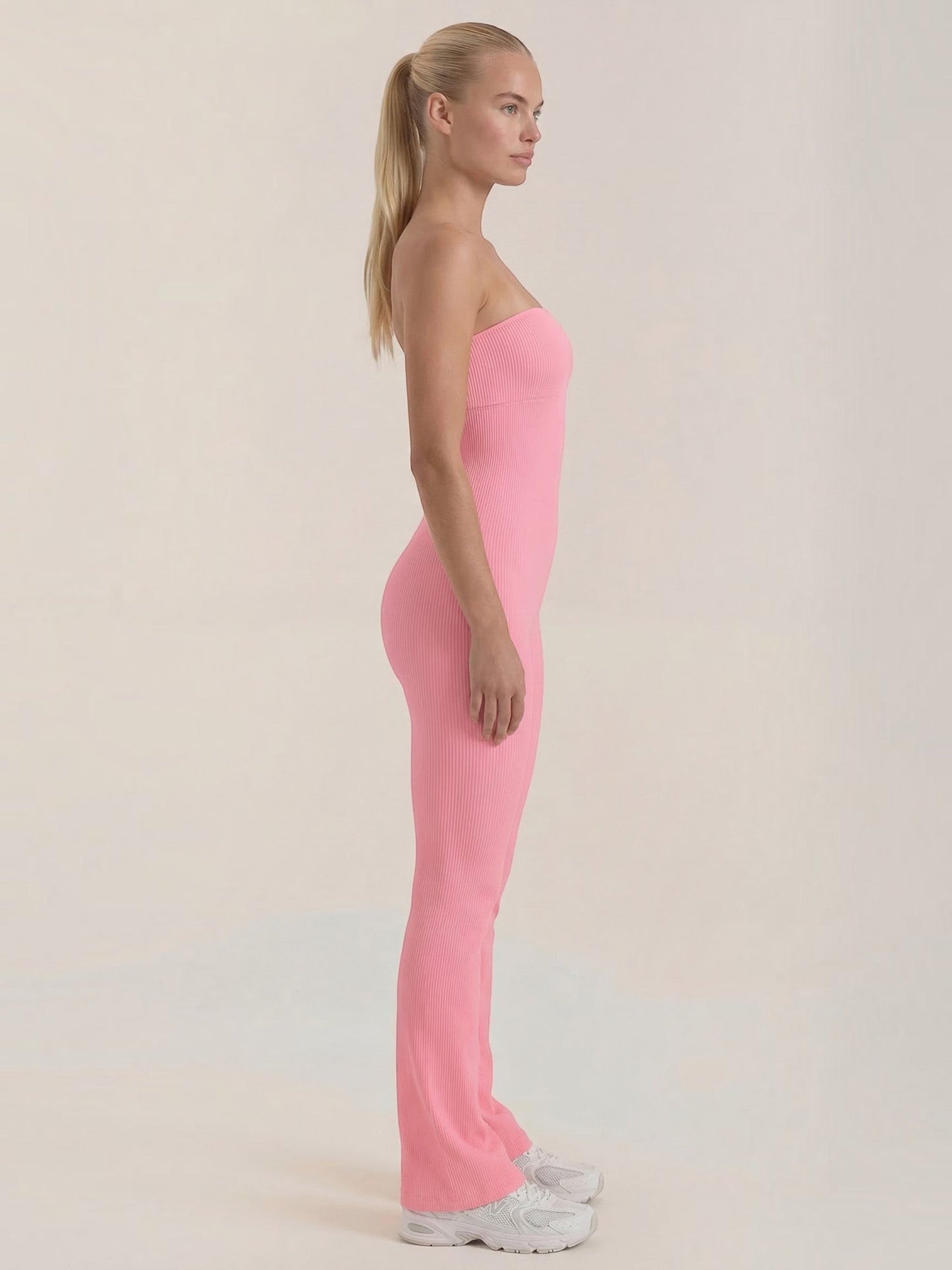 Selma Jumpsuit aus Rippstrick